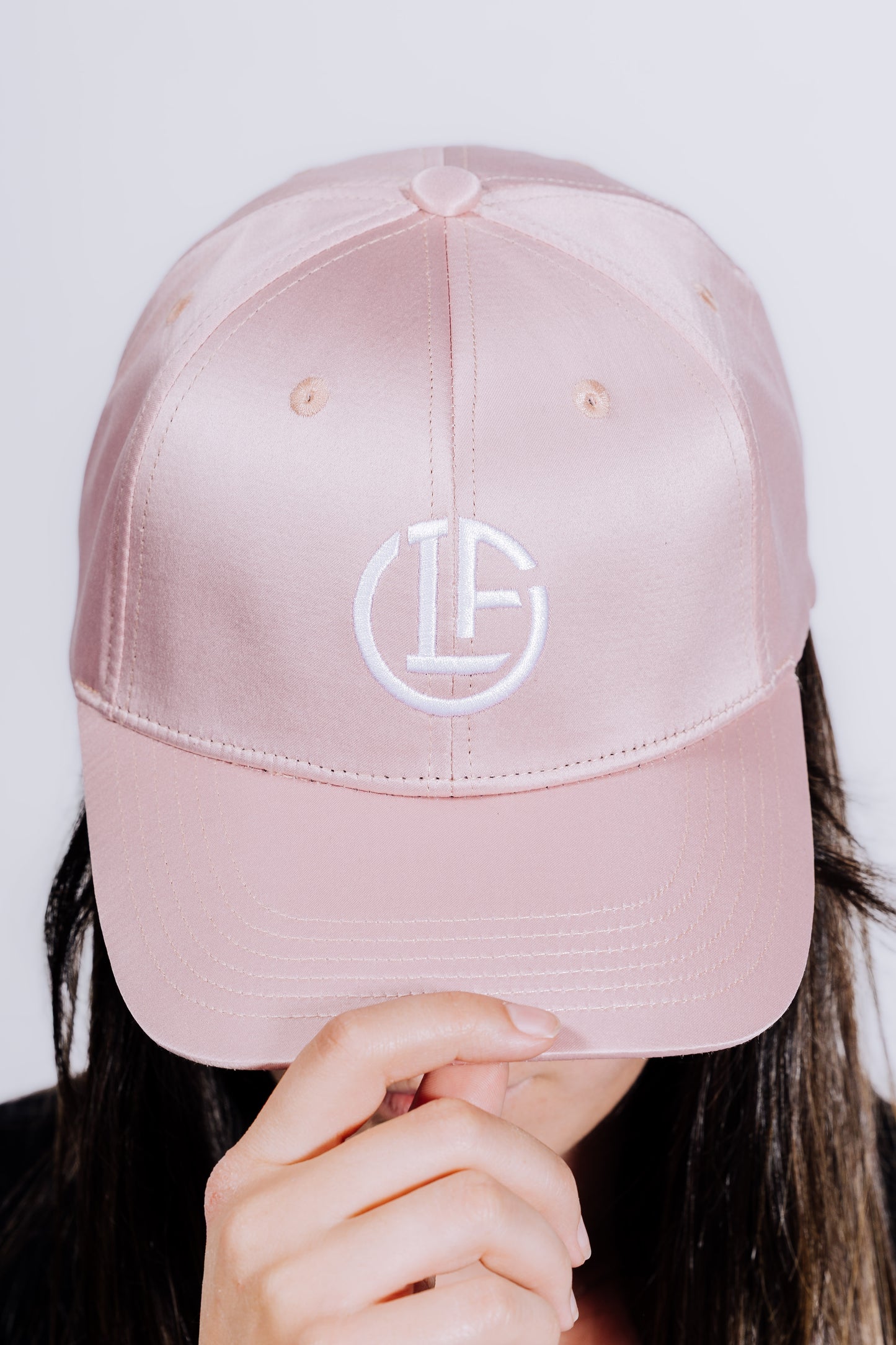 Cappellino Rosa Satinato FC Lugano con Fiocco