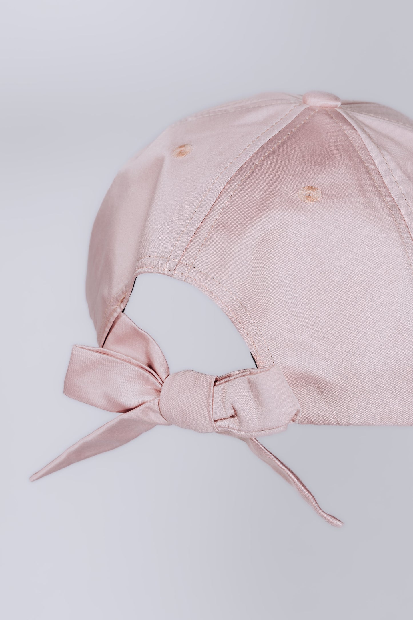 Cappellino Rosa Satinato FC Lugano con Fiocco