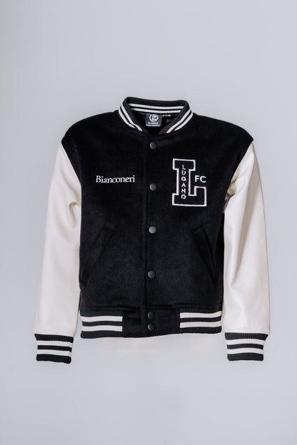 Varsity Jacket Bambino Nera FC Lugano 2025/26