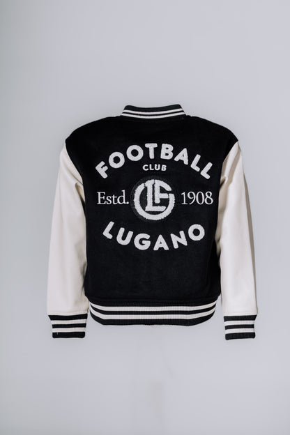 Varsity Jacket Bambino Nera FC Lugano 2025/26