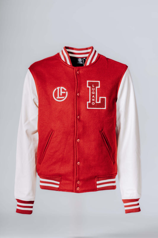 Varsity Jacket Wine FC Lugano 2025-26