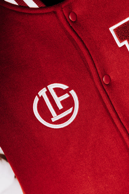 Varsity Jacket Wine FC Lugano 2025-26