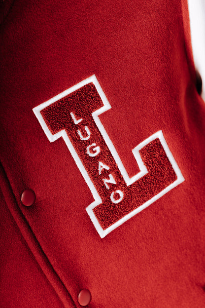 Varsity Jacket Wine FC Lugano 2025-26