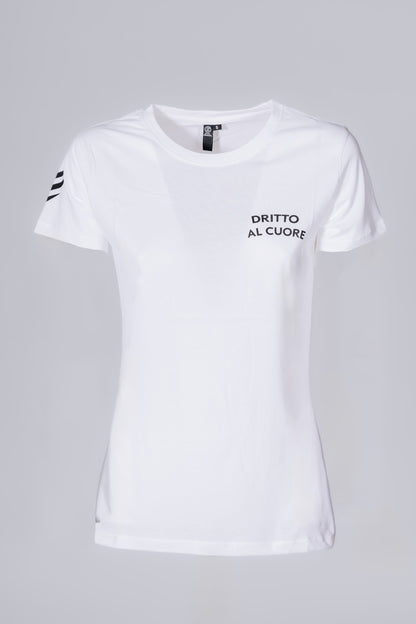 T-Shirt Dritto al Cuore Donna