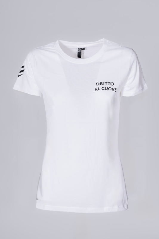 T-Shirt Dritto al Cuore Donna