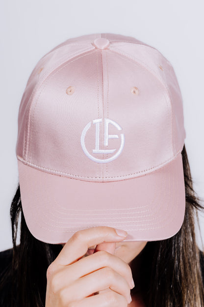 Cappellino Rosa Satinato FC Lugano con Fiocco