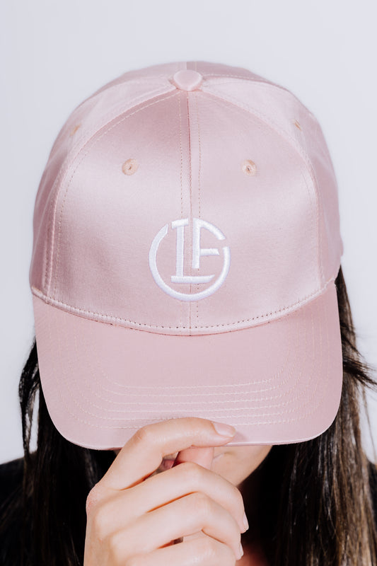 Cappellino Rosa Satinato FC Lugano con Fiocco