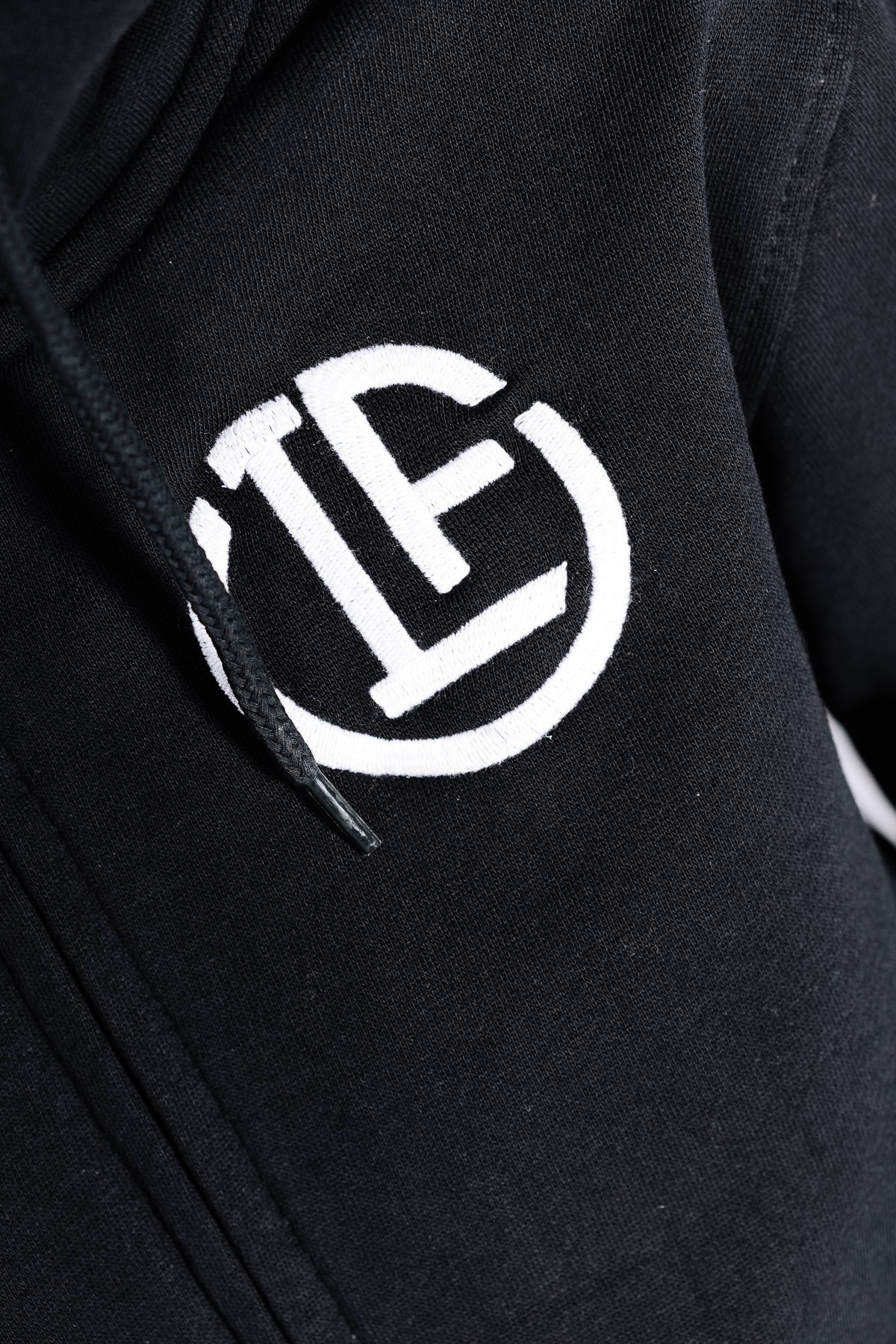 Felpa Black con Cappuccio e Zip FC Lugano