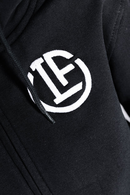 Felpa Black con Cappuccio e Zip FC Lugano