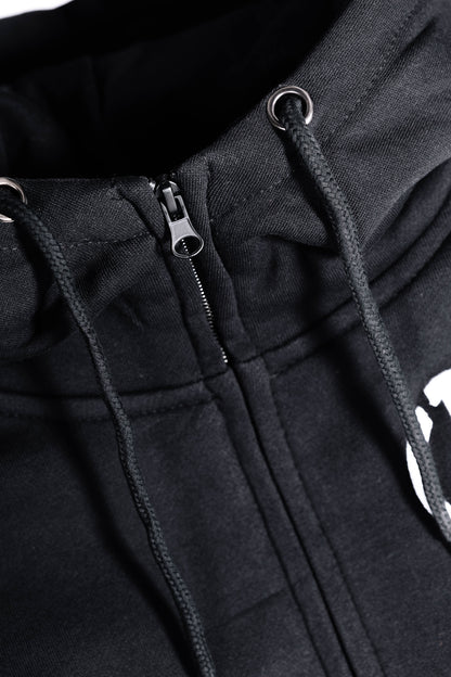 Felpa Black con Cappuccio e Zip FC Lugano