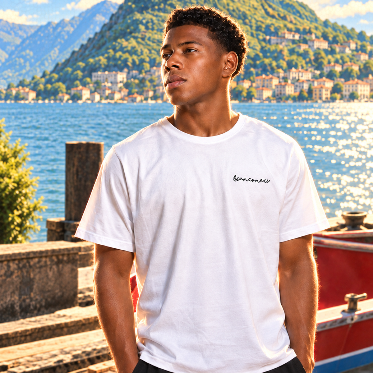 FC Lugano Postcard Series – T-Shirt Lake Life