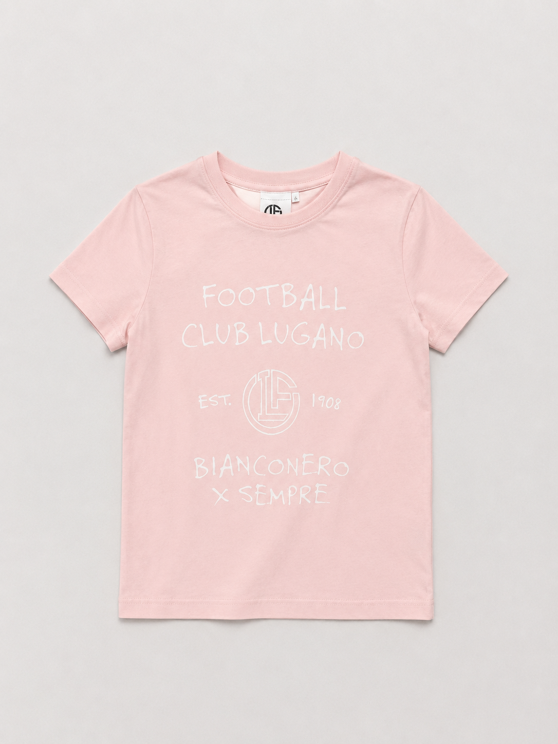 T-Shirt FC Lugano Bianconero x Sempre - Pink