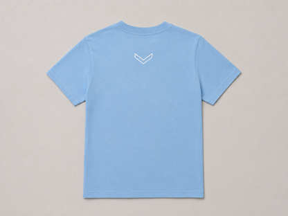 T-Shirt Kids FC Lugano Bianconero x Sempre - Sky Blue