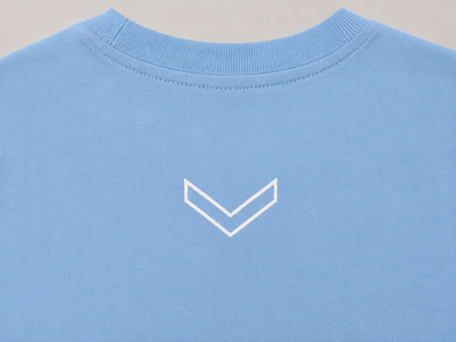 T-Shirt Kids FC Lugano Bianconero x Sempre - Sky Blue