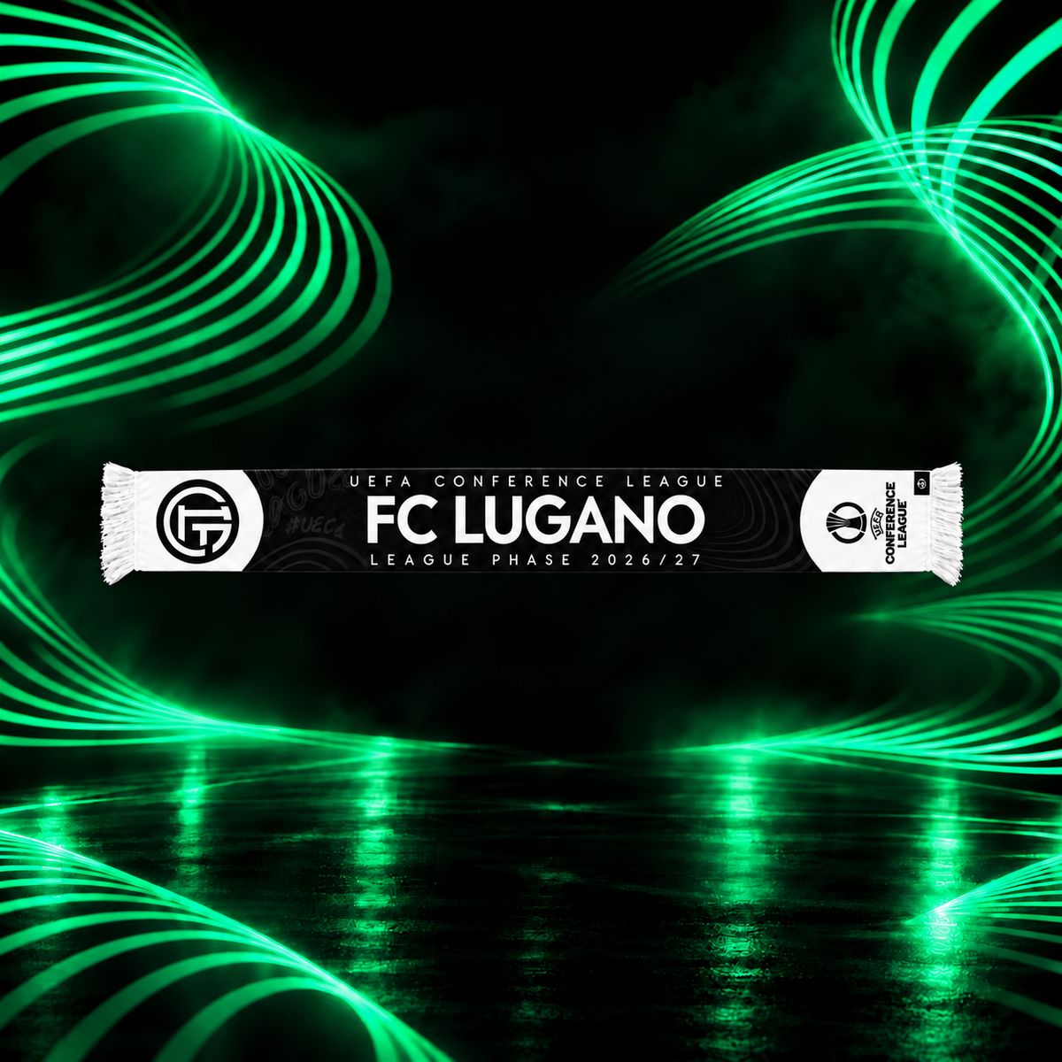 Sciarpa UECL FC Lugano 2026-27