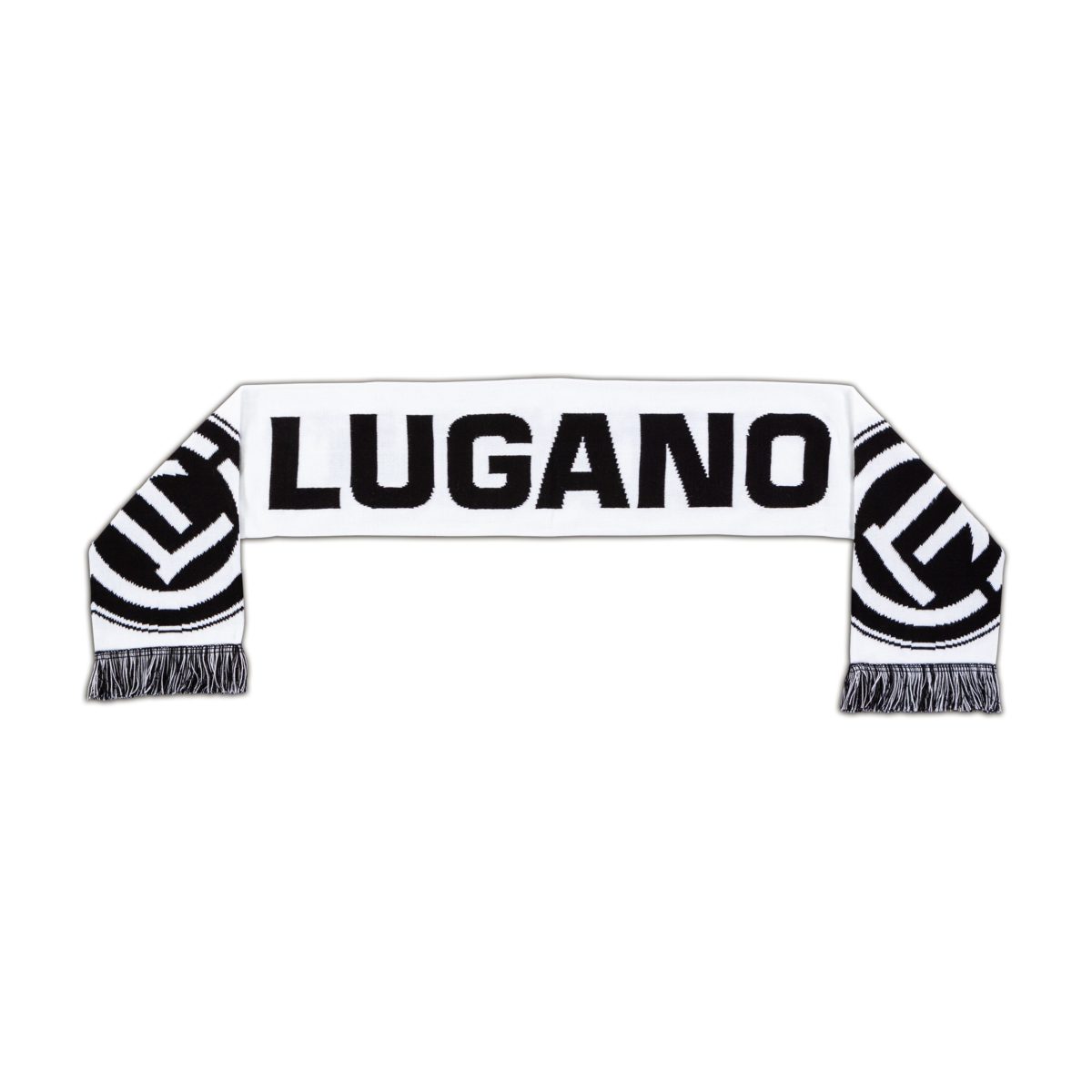 Jacquard Minimal Scarf FC Lugano