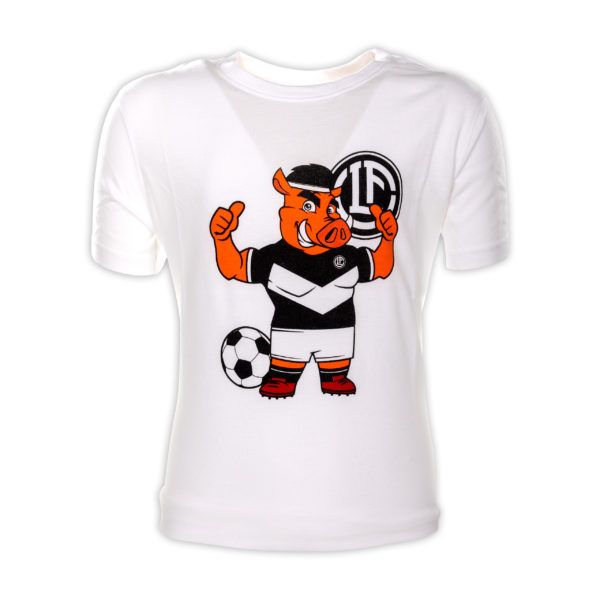 Weißes Lug FC Lugano T-shirt