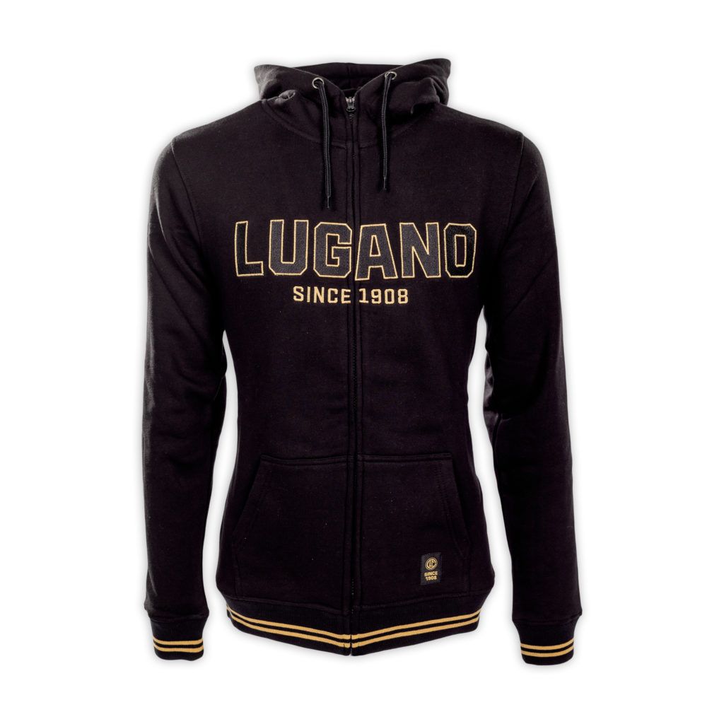 Men's FC Lugano Black Gold Sweatshirt